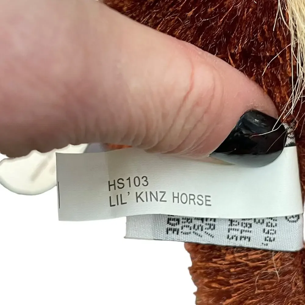 Ganz Webkinz Horse Plush Lil Kinz Brown Pony HS 103 TAGS Unused Code Stuffed